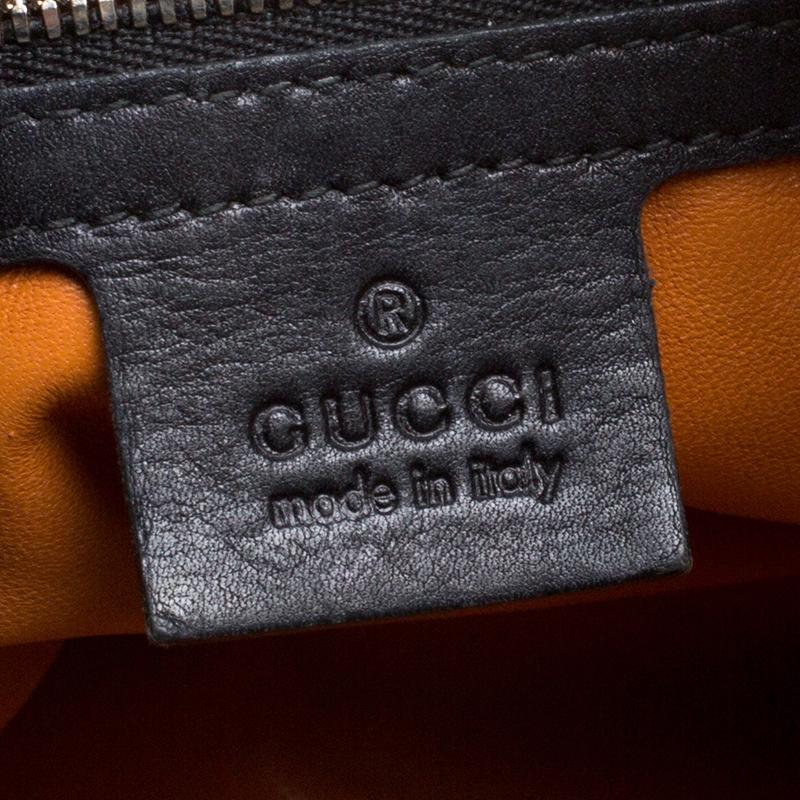 Gucci Black Leather New Jackie Shoulder Bag 5