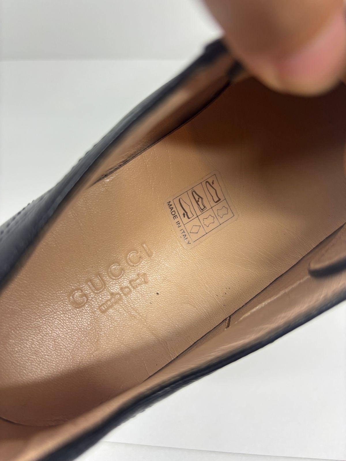 Gucci Black Leather Peggy Web Platform Sneakers For Sale 1