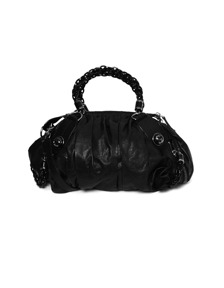 Gucci Vintage Black Leather Spur Box Shoulder Bag Handbag ref.456604 - Joli  Closet