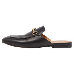 Gucci - Mules Princetown en cuir noir, taille 39