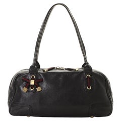 Gucci Black Leather Princy Shoulder Bag