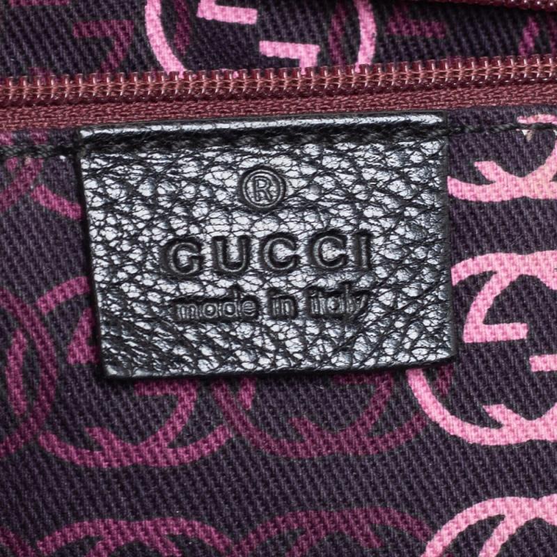 Gucci Black Leather Princy Tote 1