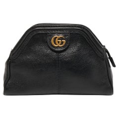 Gucci Black Leather Re(Belle) Clutch
