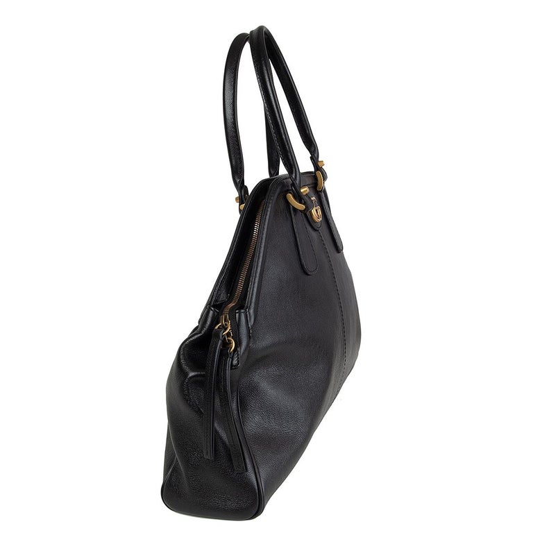 Gucci Re(belle) Medium Convertible Textured-leather Bucket Bag in Black
