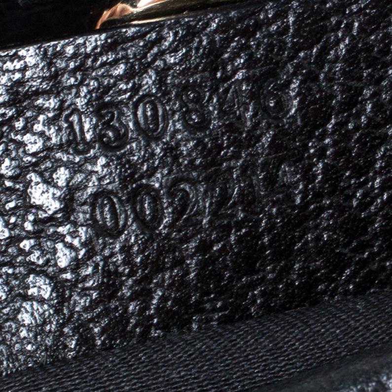 Gucci Black Leather Shoulder Bag In Good Condition In Dubai, Al Qouz 2