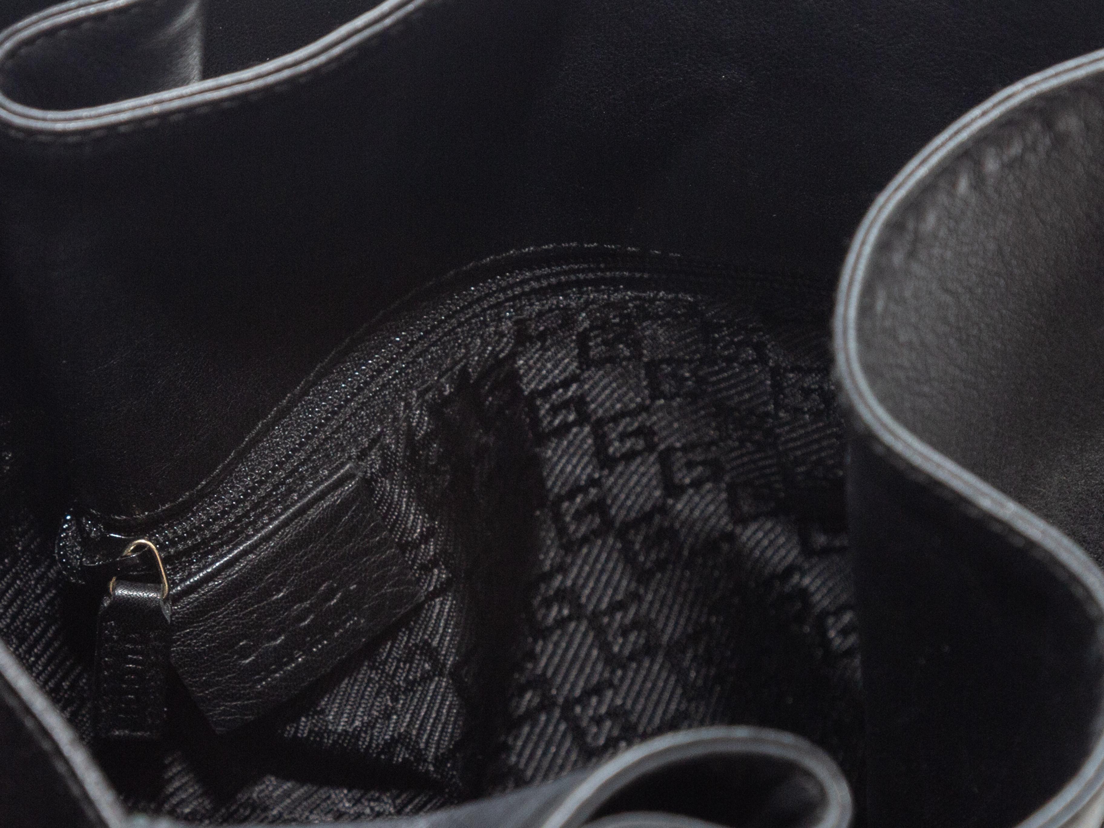 Gucci Black Leather Shoulder Bag 1