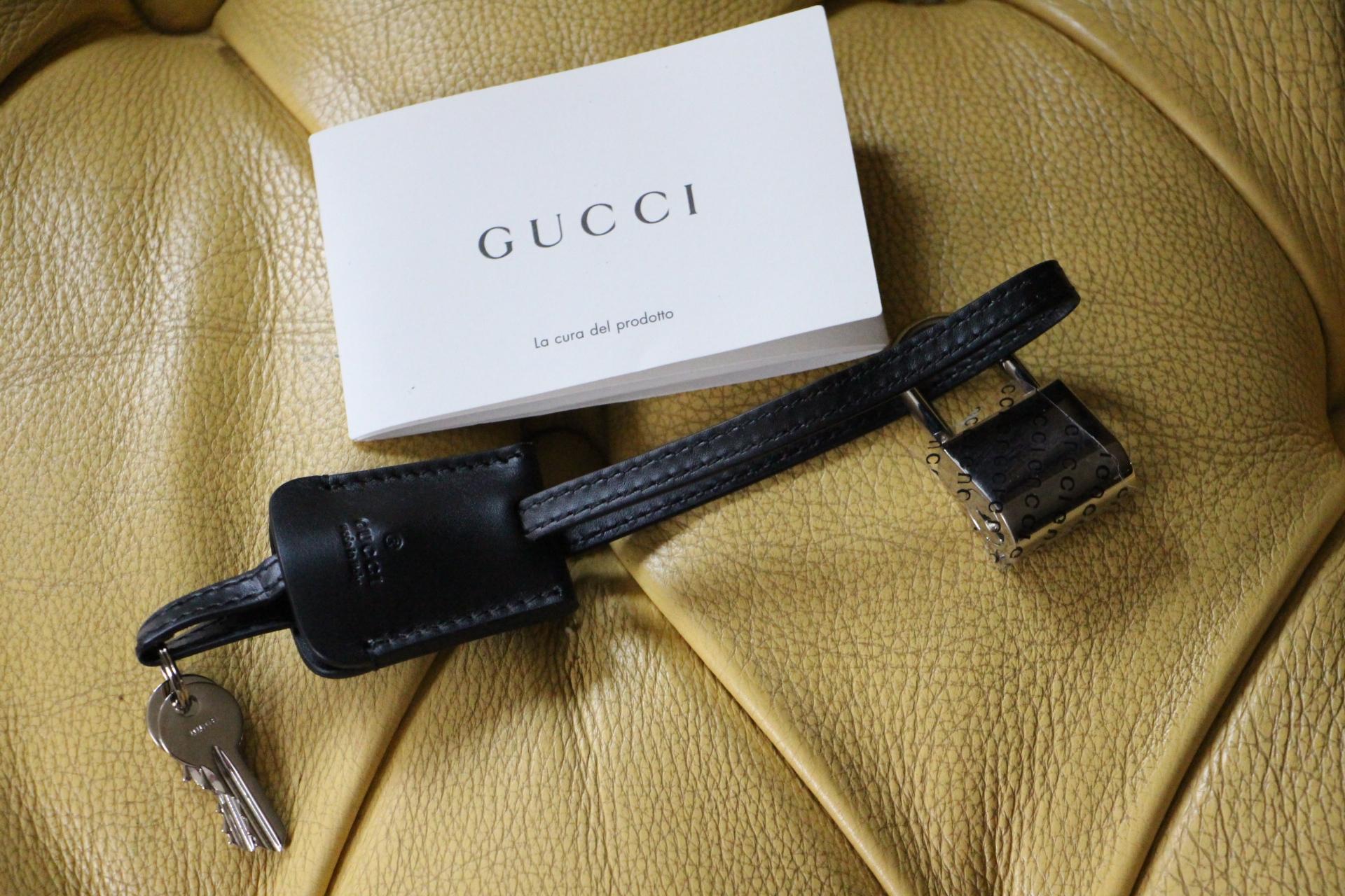 Gucci Black Leather Signature Bag , Gucci Signature Briefcase 8