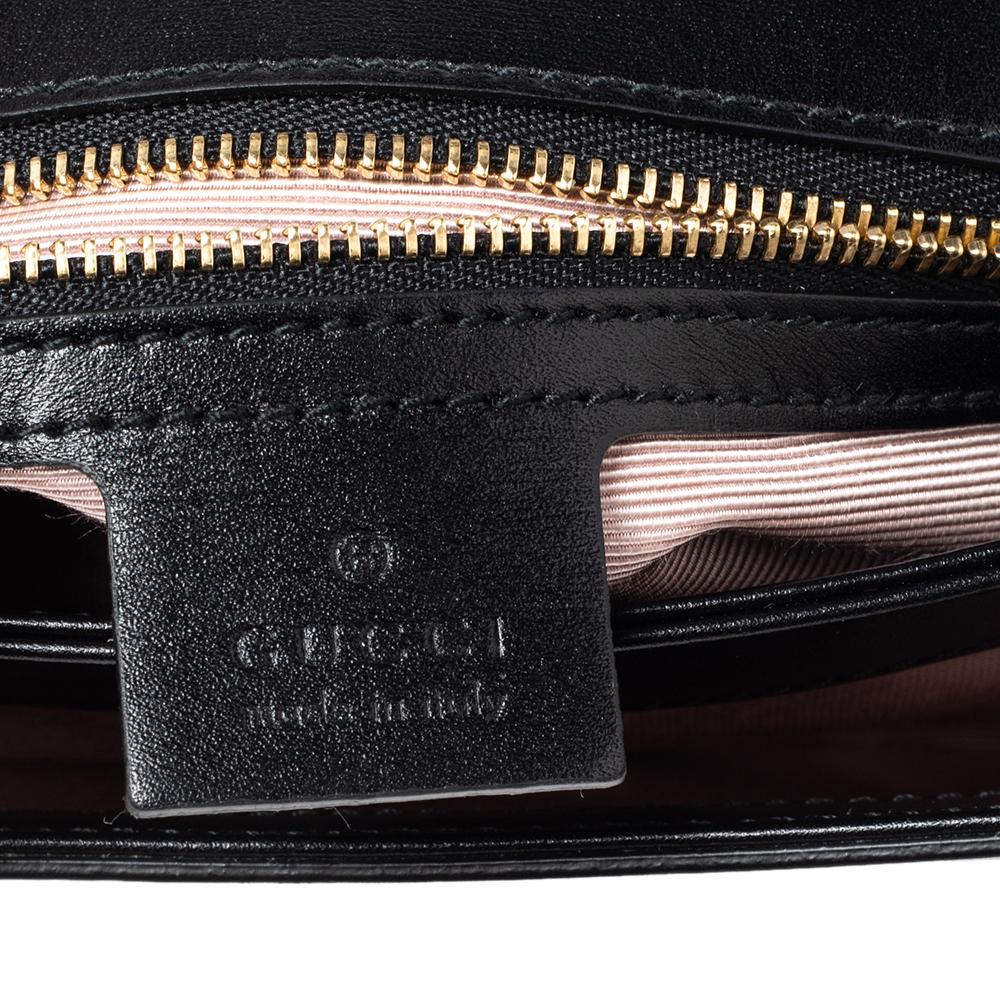 Gucci Black Leather Small Arli Shoulder Bag 3