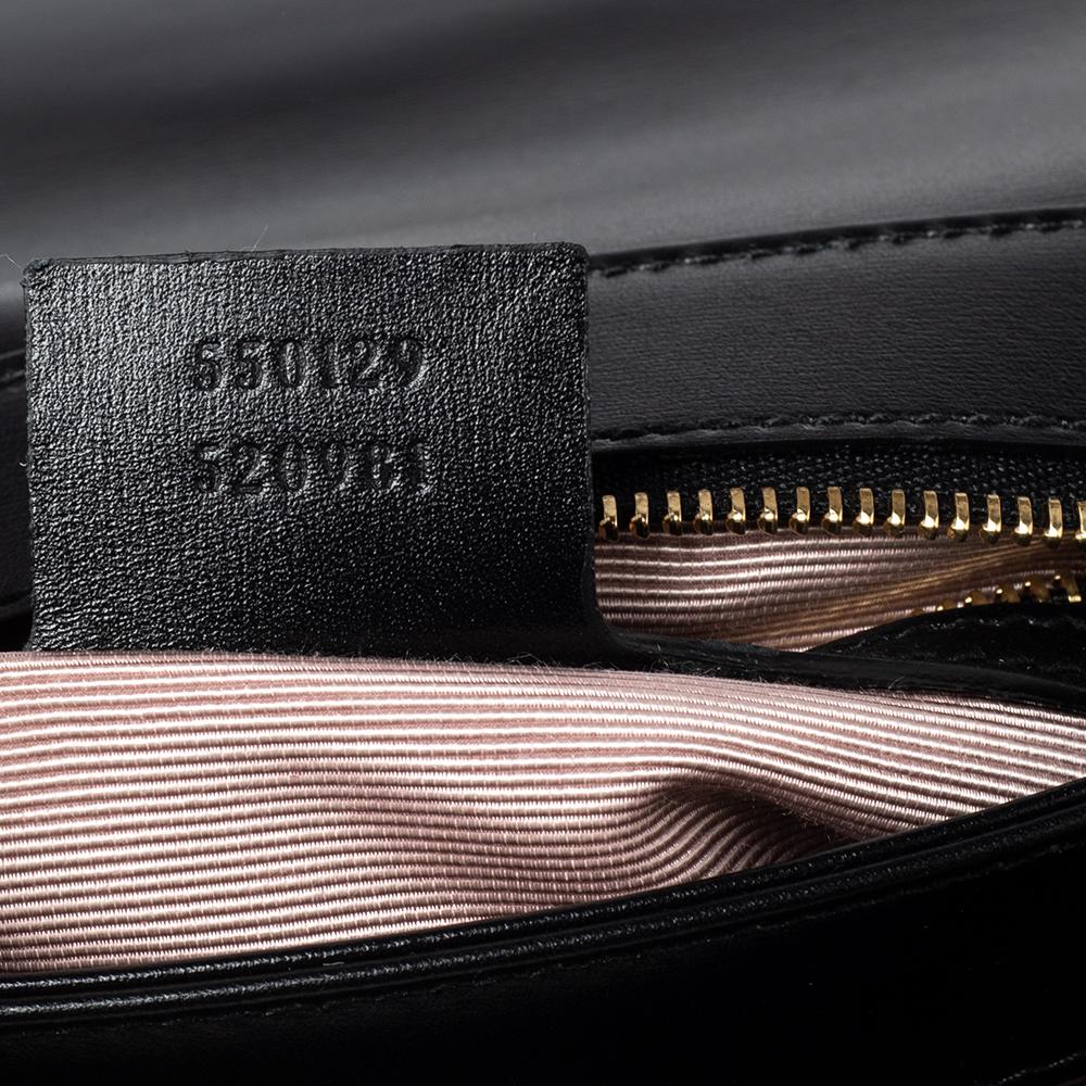 Gucci Black Leather Small Arli Shoulder Bag 4