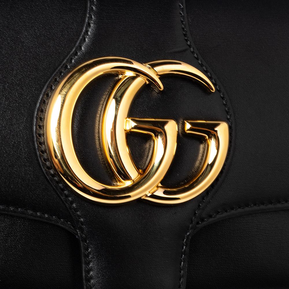 Gucci Black Leather Small Arli Shoulder Bag 1
