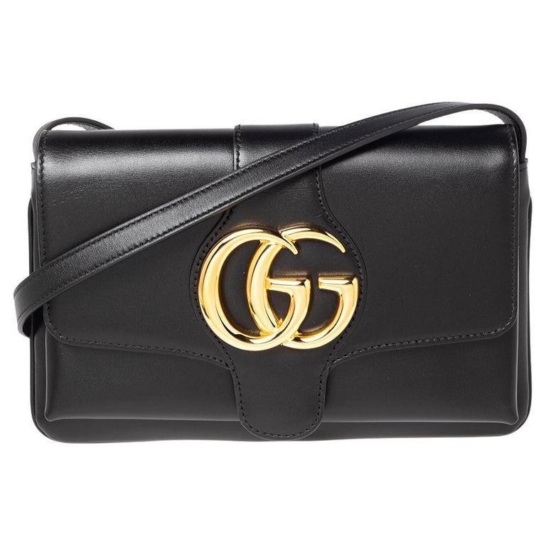 Gucci Black Leather Small Arli Shoulder Bag at 1stDibs