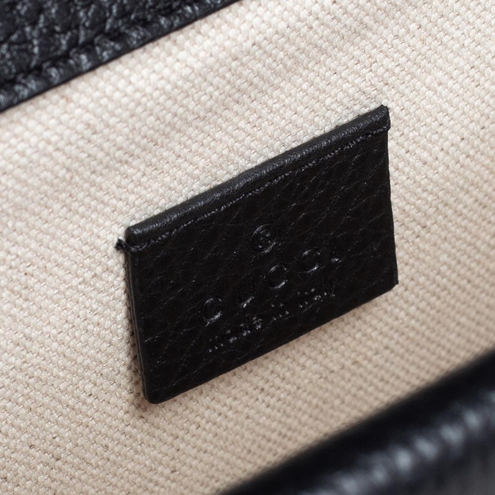 Gucci Black Leather Small Dionysus Shoulder Bag 1