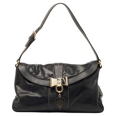 Gucci Black Leather Small Duchessa Shoulder Bag
