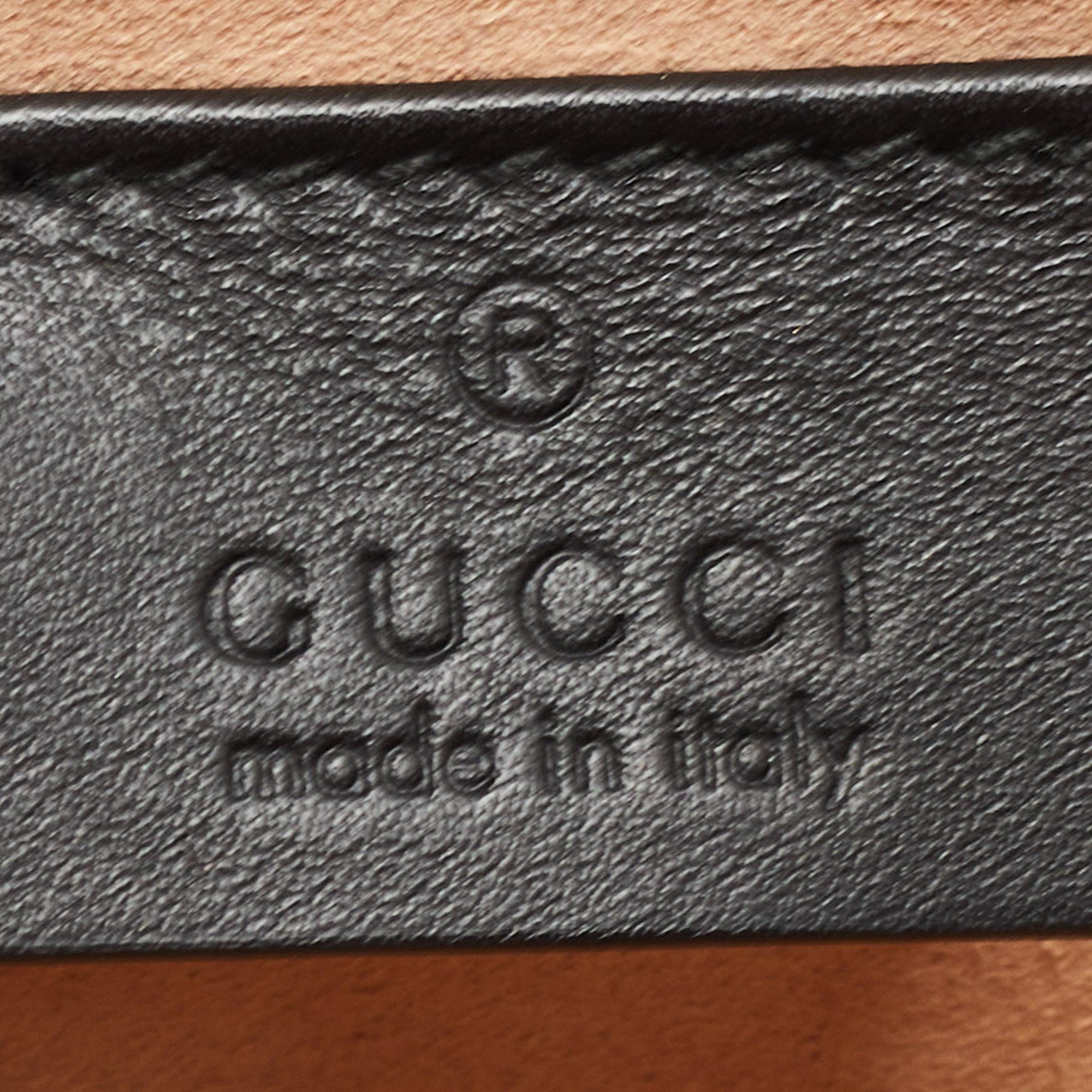 Gucci Black Leather Small Embellished Dionysus Shoulder Bag 7
