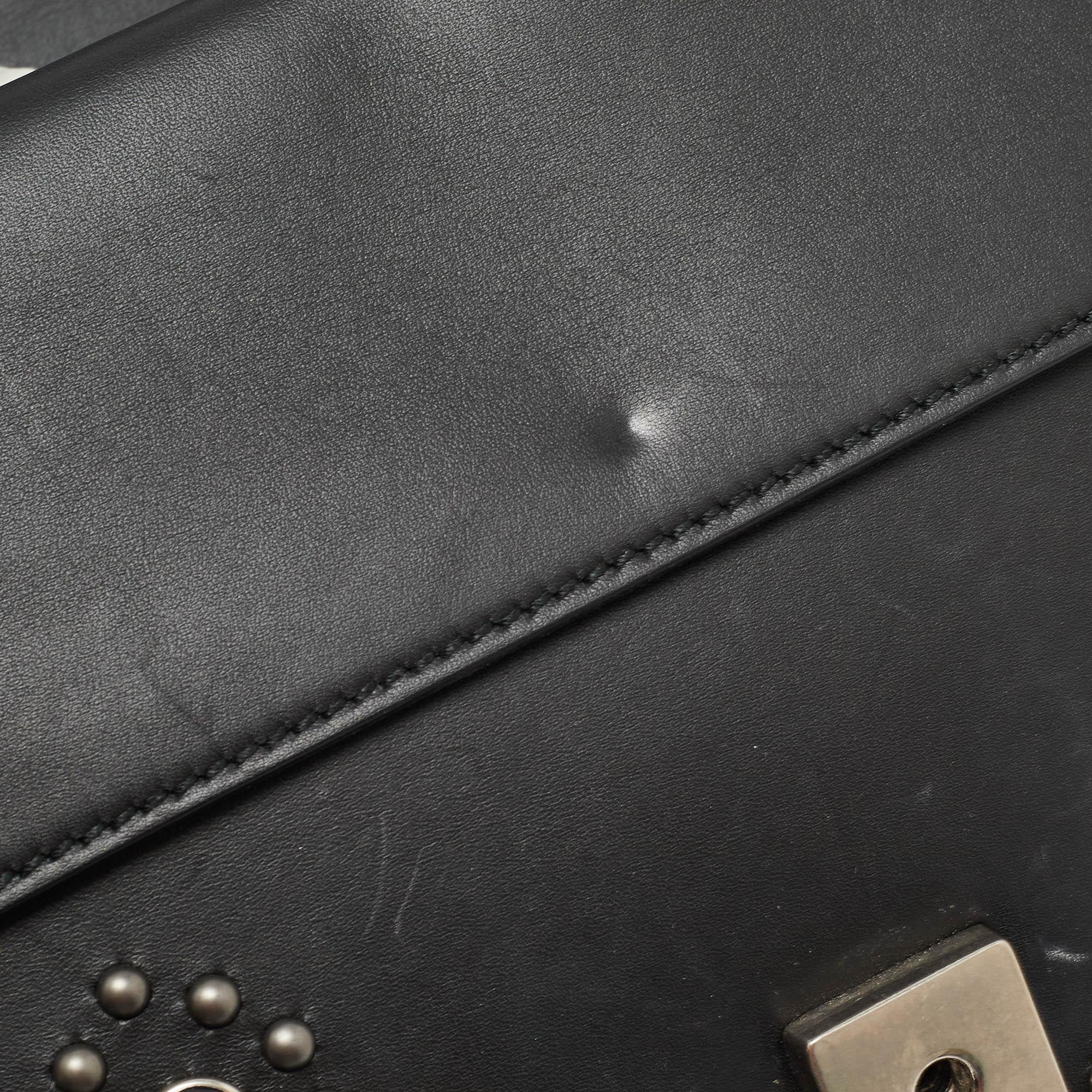 Gucci Black Leather Small Embellished Dionysus Shoulder Bag 11