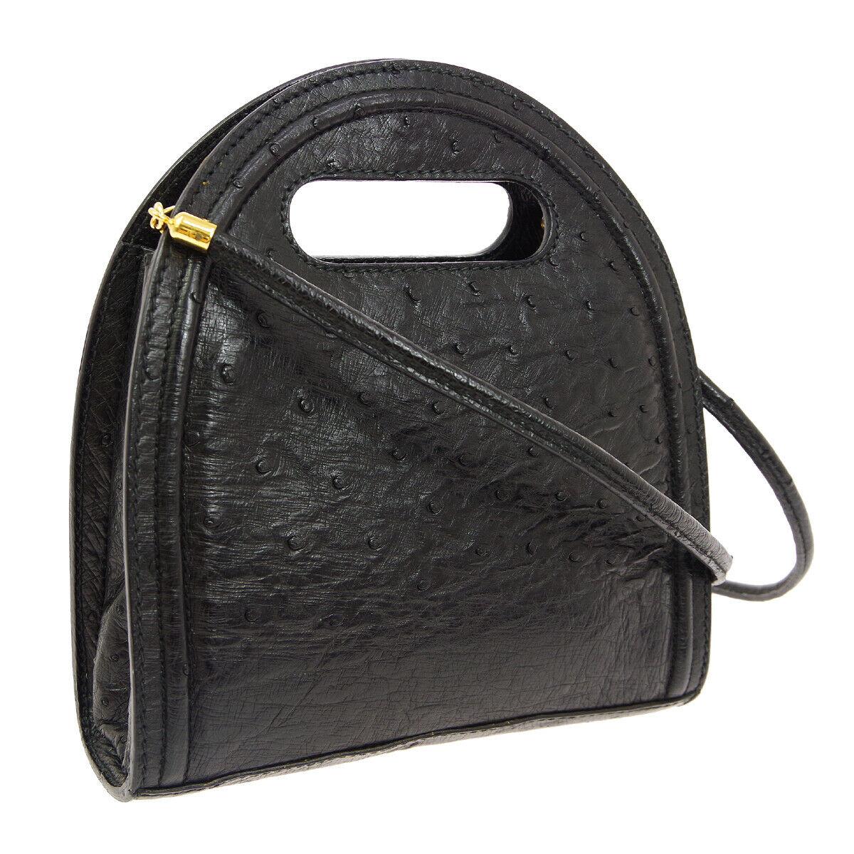 Gucci Black Leather Small Mini Top Handle Satchel Evening Shoulder Bag  In Good Condition In Chicago, IL