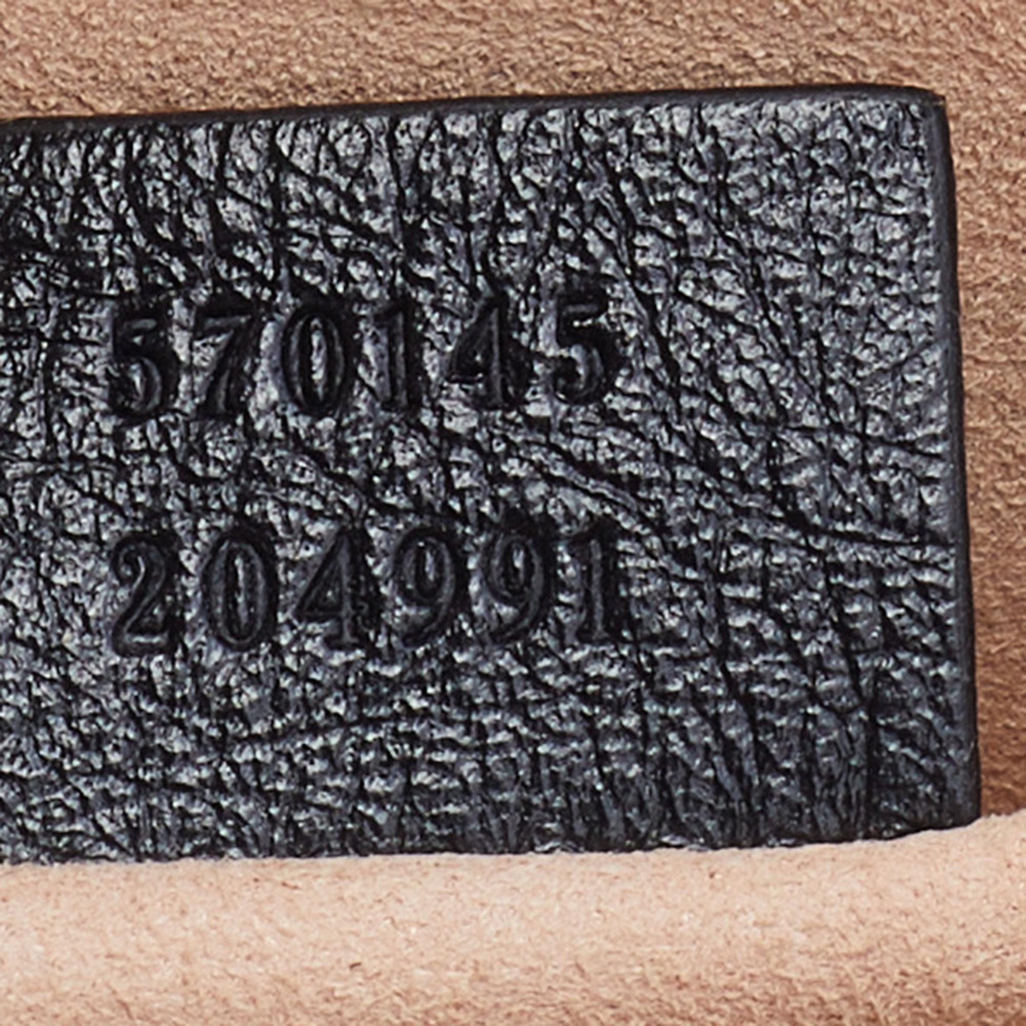 Women's Gucci Black Leather Small Rajah Shoulder Bag