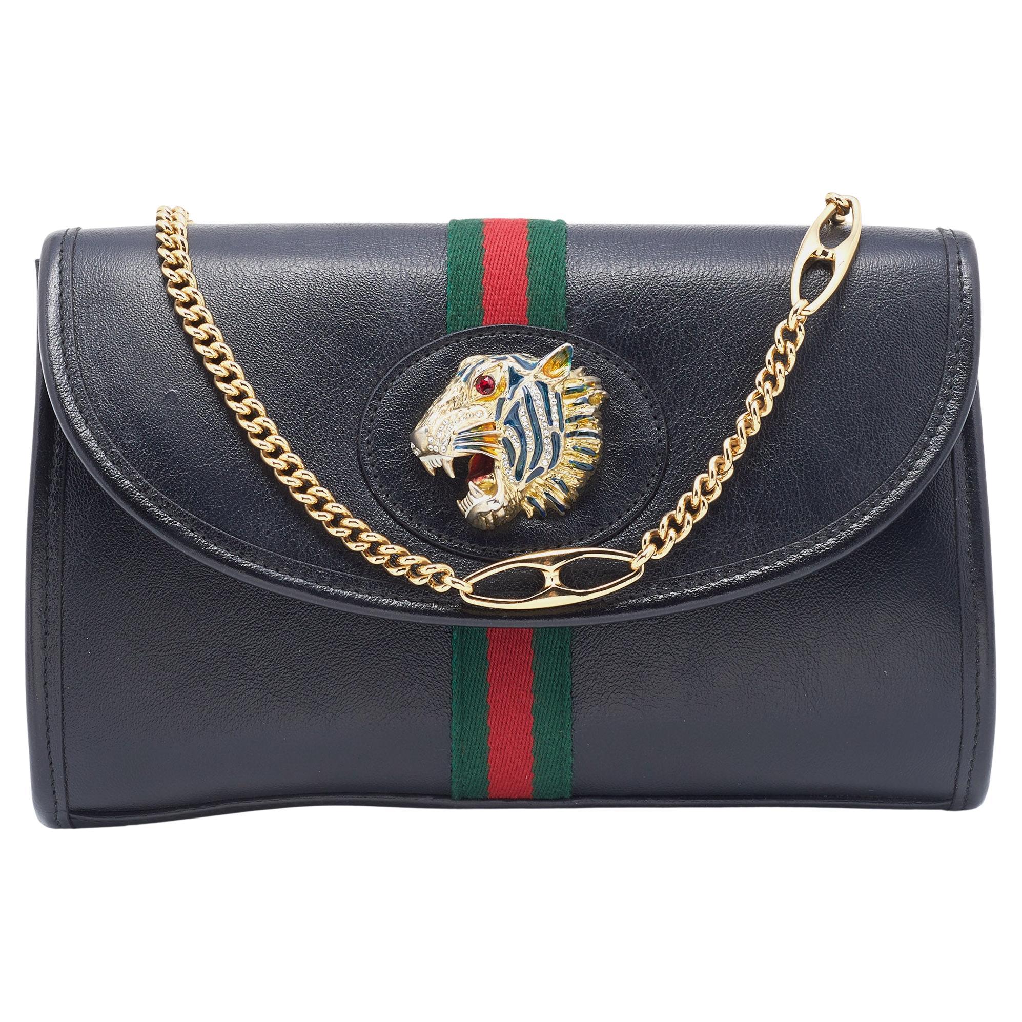 Gucci Black Leather Small Rajah Shoulder Bag at 1stDibs | gucci rajah  shoulder bag, gucci rajah collection