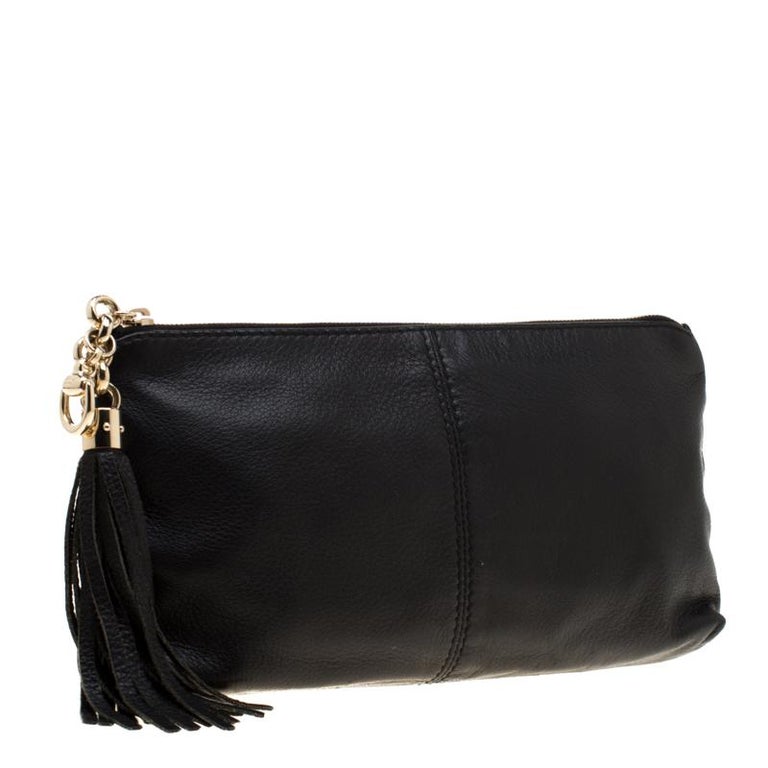 gucci clutch with tassel