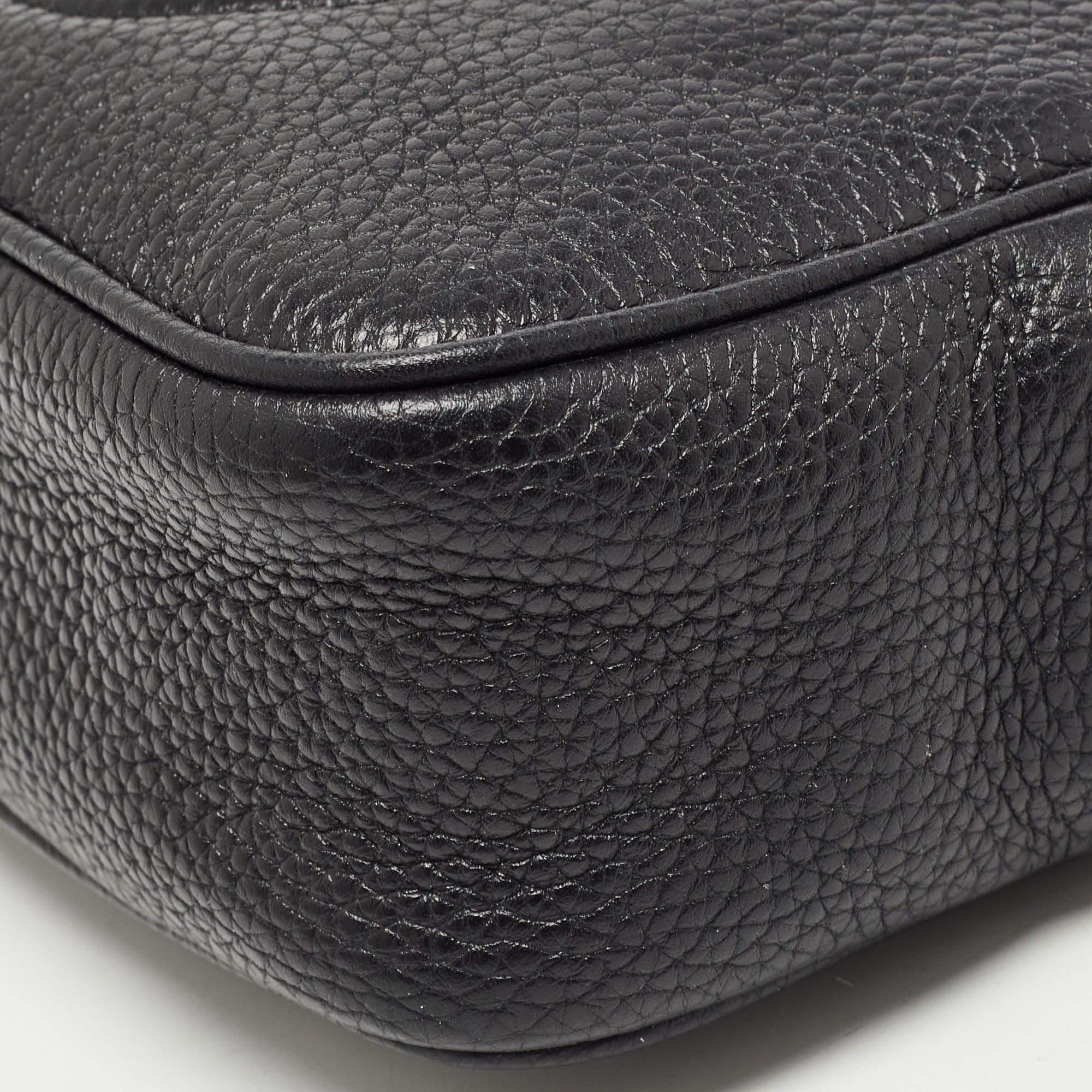 Gucci Black Leather Small Soho Disco Crossbody Bag 6