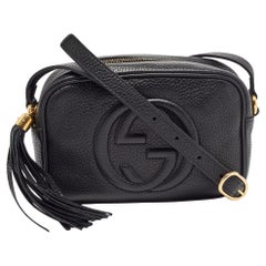 Gucci Black Leather Small Soho Disco Crossbody Bag