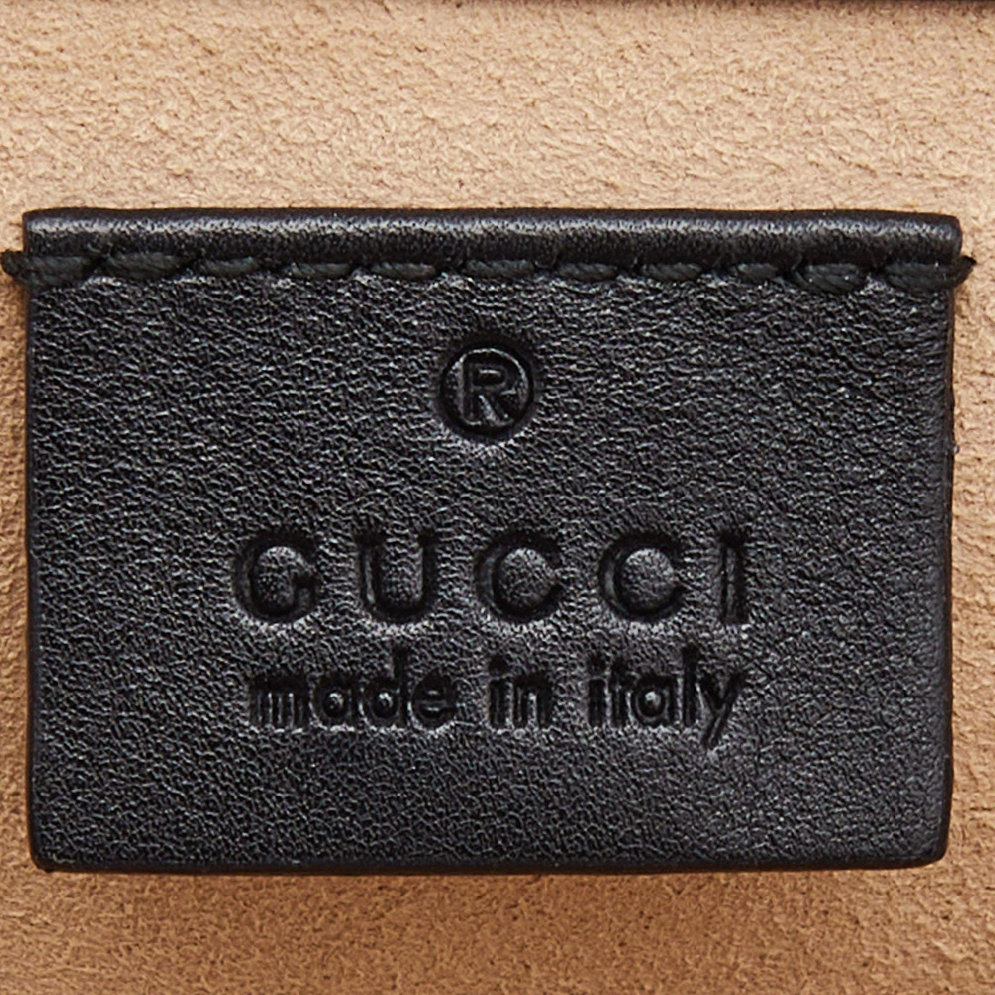 Gucci Black Leather Small Strass Studded Dionysus Shoulder Bag 5