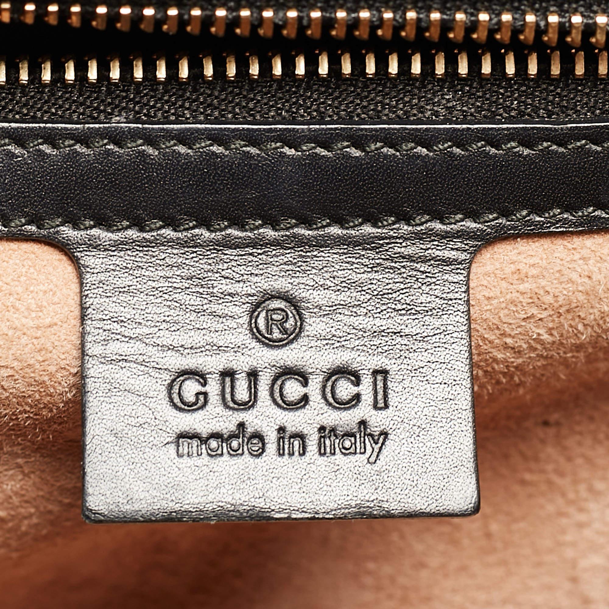 Gucci Black Leather Small Sylvie Shoulder Bag 9
