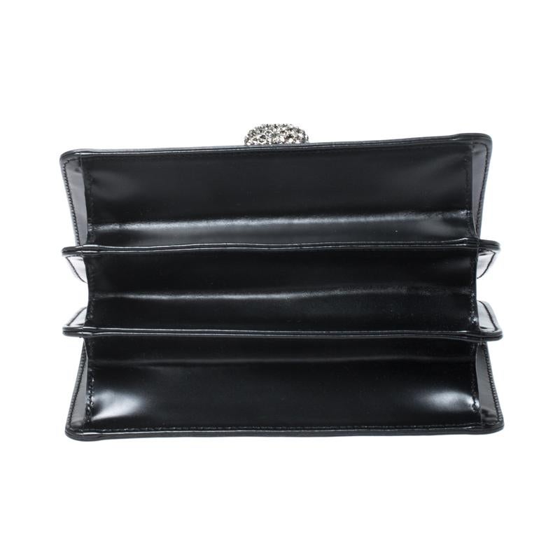 Gucci Black Leather Small Thiara Bamboo Top Handle Bag 1