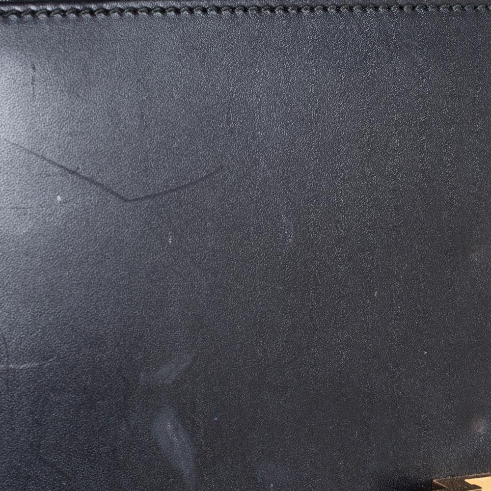 Gucci Black Leather Small Web Chain Sylvie Shoulder Bag 9