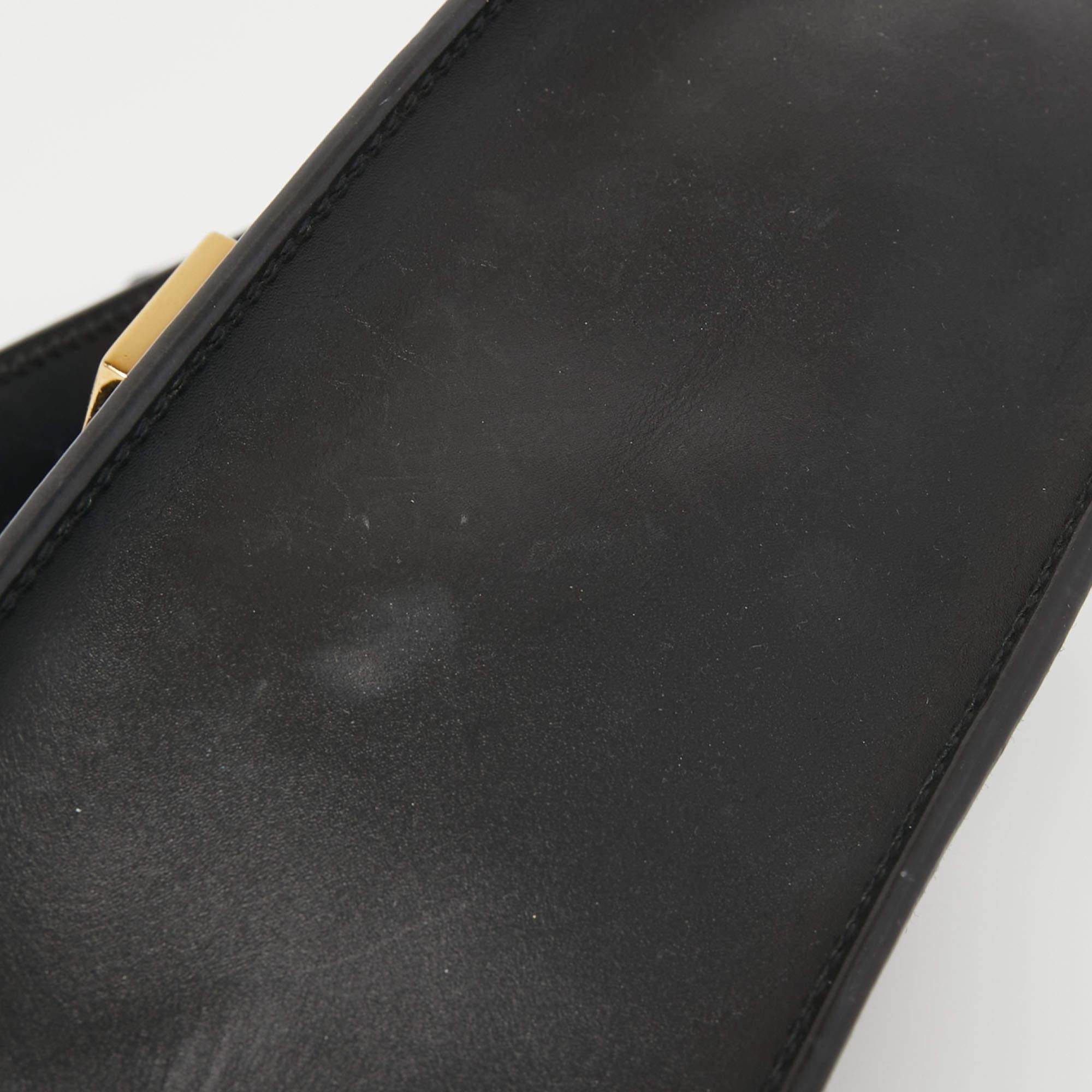 Gucci Black Leather Small Web Sylvie Shoulder Bag 8