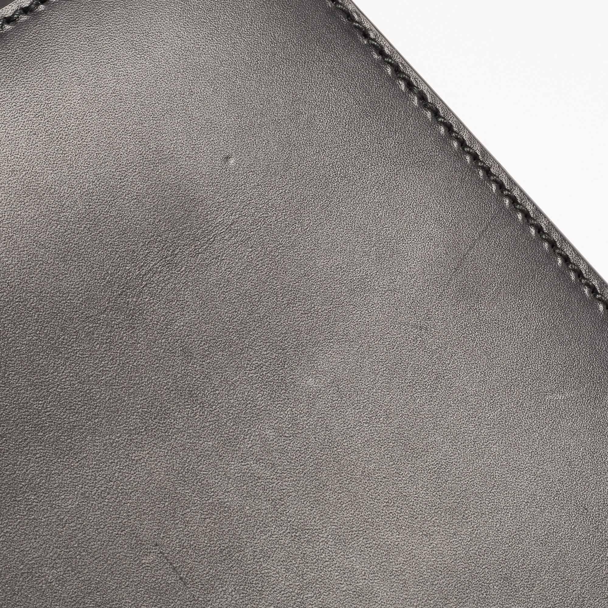 Gucci Black Leather Small Web Sylvie Shoulder Bag 12