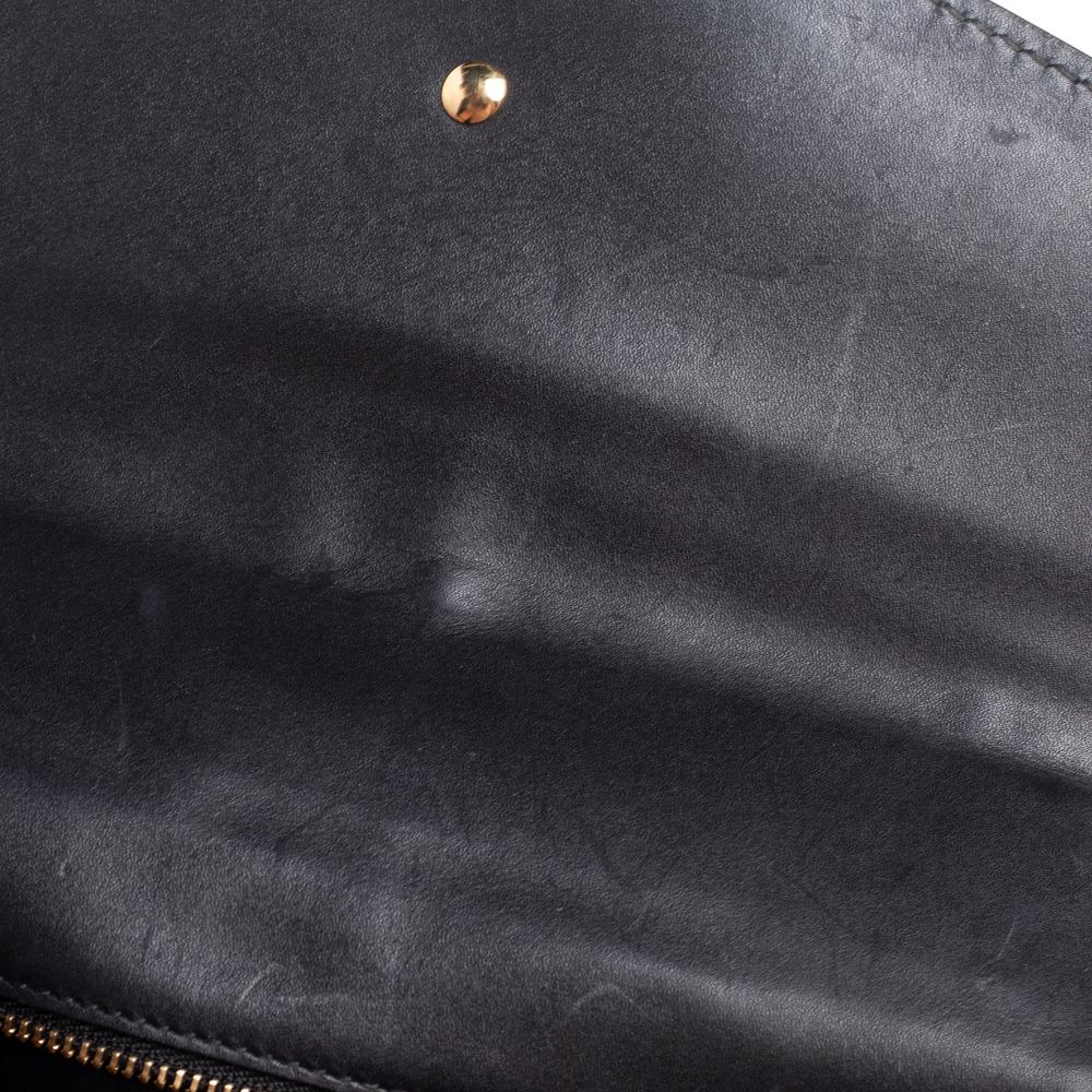 Gucci Black Leather Small Web Sylvie Shoulder Bag 2