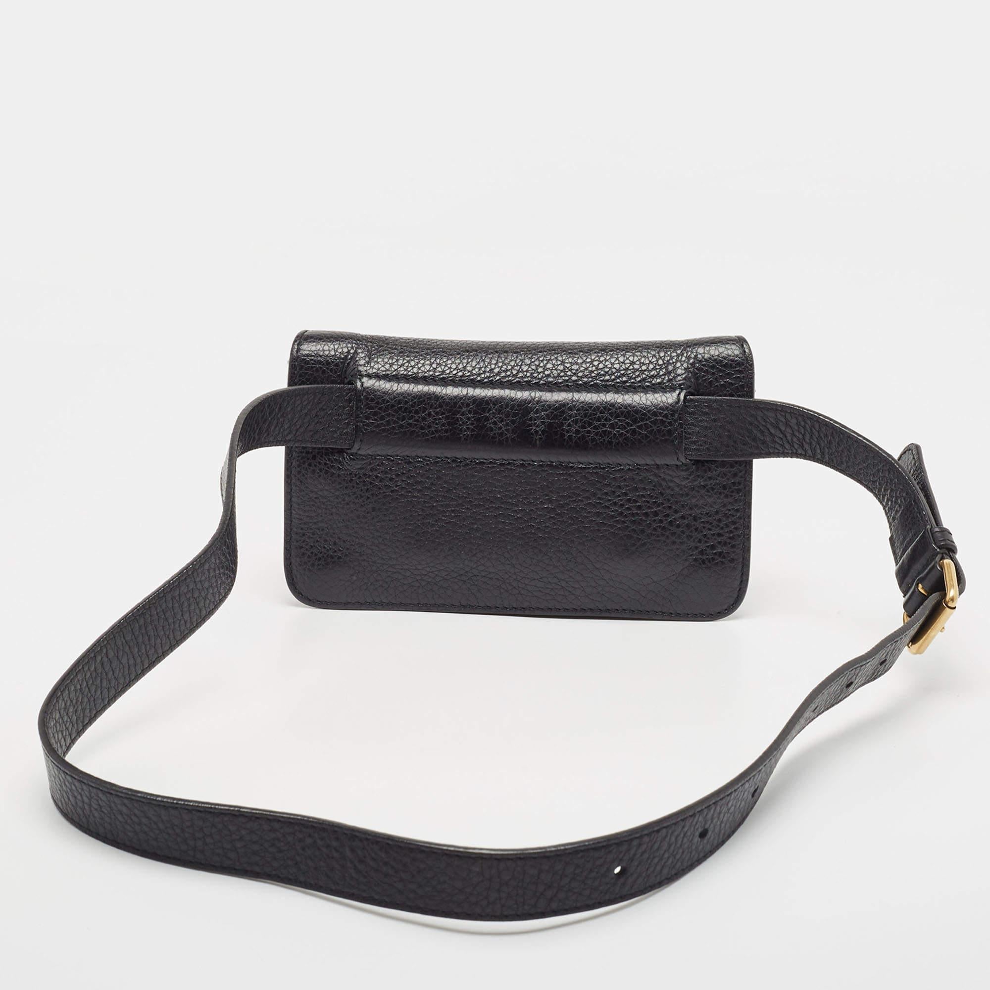 Gucci Black Leather Soho Belt Bag 3
