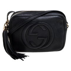 Gucci Black Leather Soho Disco Shoulder Bag