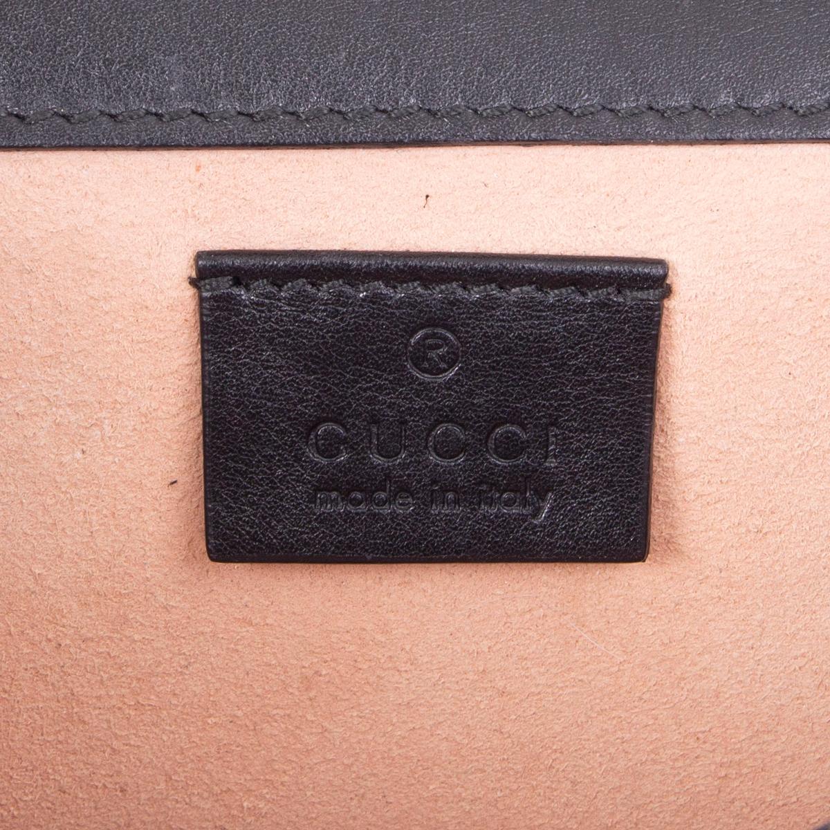 GUCCI black leather STUDDED DIONYSUS SMALL Shoulder Bag In Excellent Condition In Zürich, CH