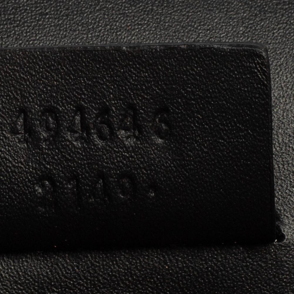 Gucci Black Leather Super Mini Sylvie Chain Shoulder Bag 6