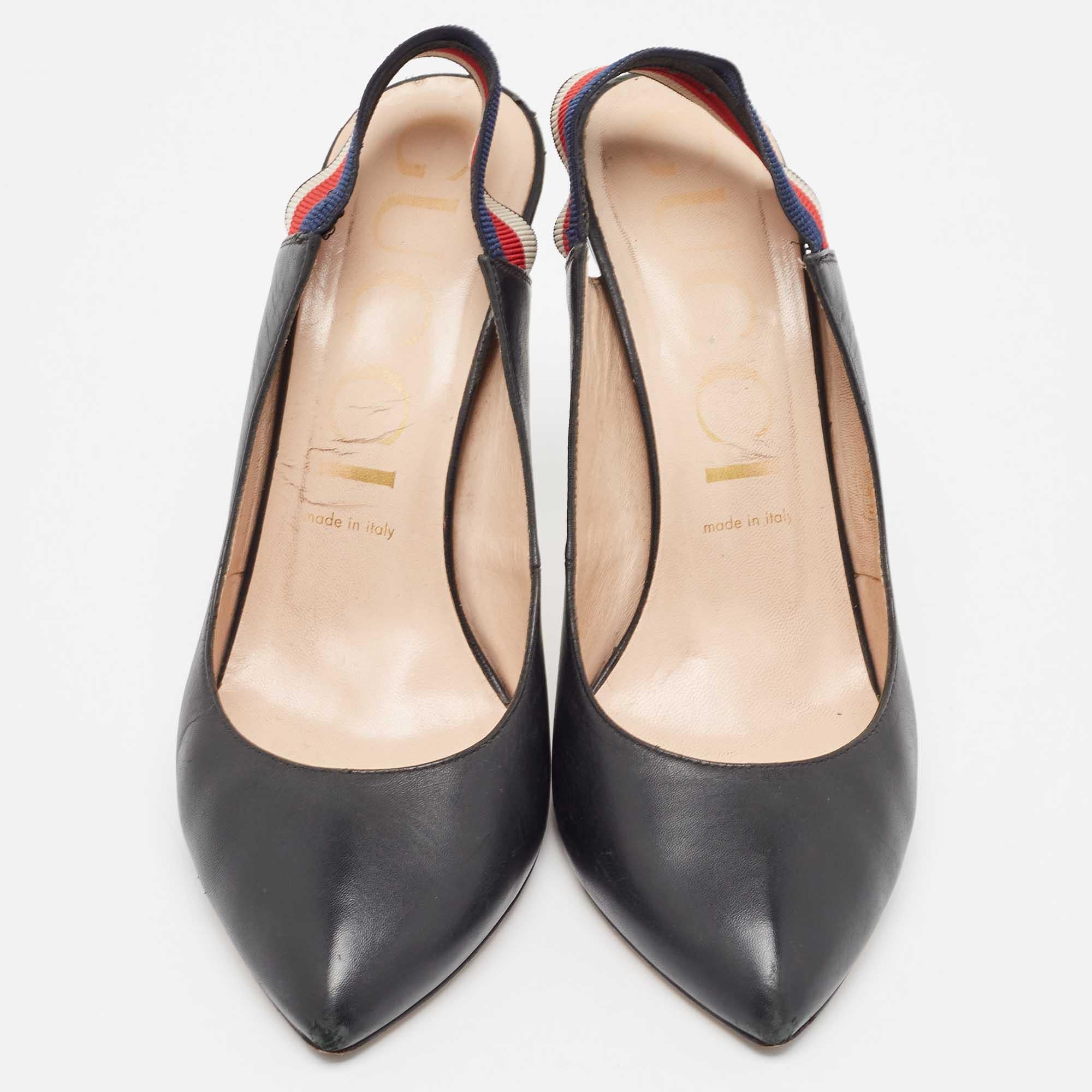 Exuding femininity and elegance, these pumps feature a chic silhouette with an attractive design. You can wear these pumps for a stylish look.

Includes: Original Dustbag, Original Box, Info Booklet

