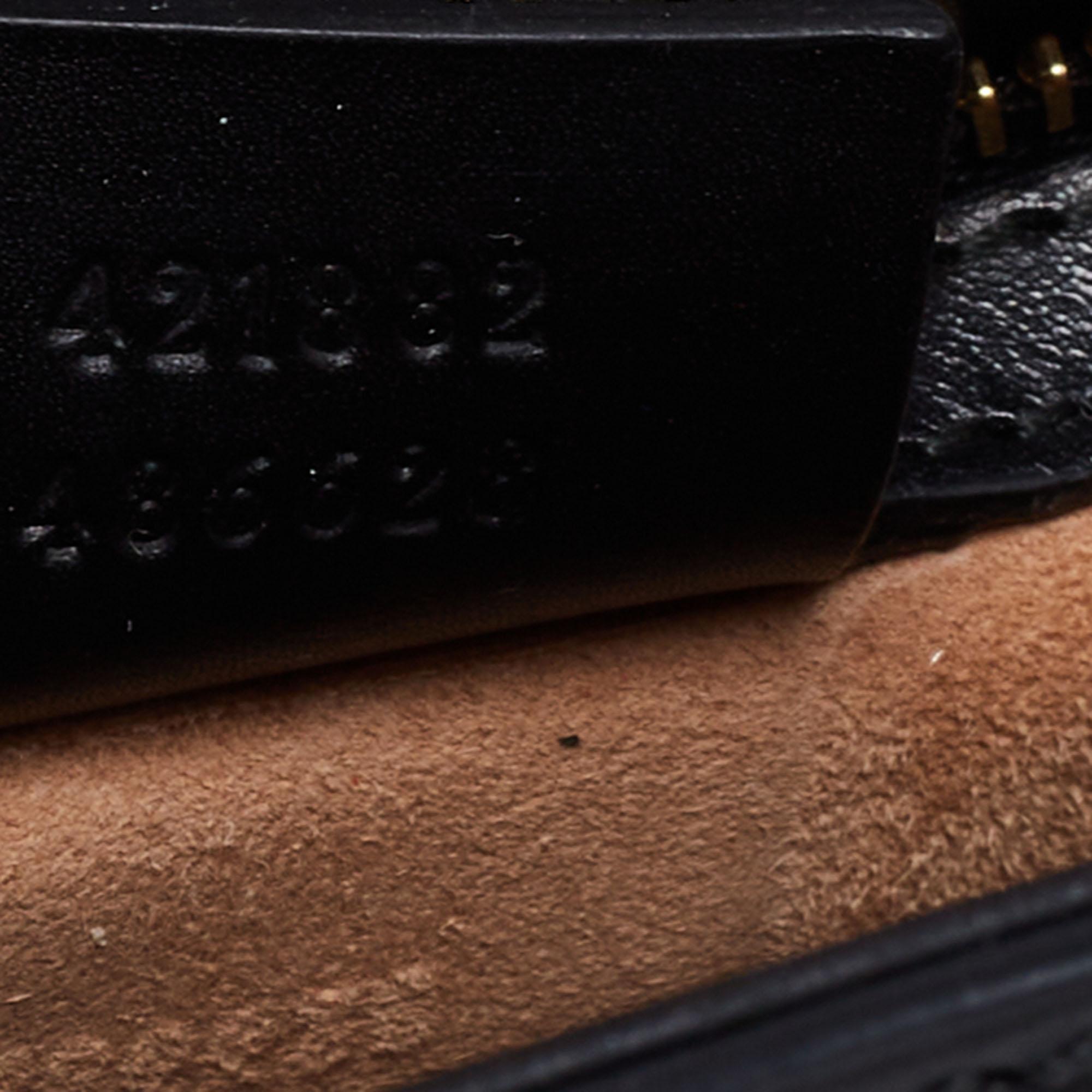 Gucci Black Leather Sylvie Small Shoulder Bag 6