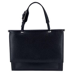 Gucci Black Leather Top Handle Bag Handbag Satchel Bag