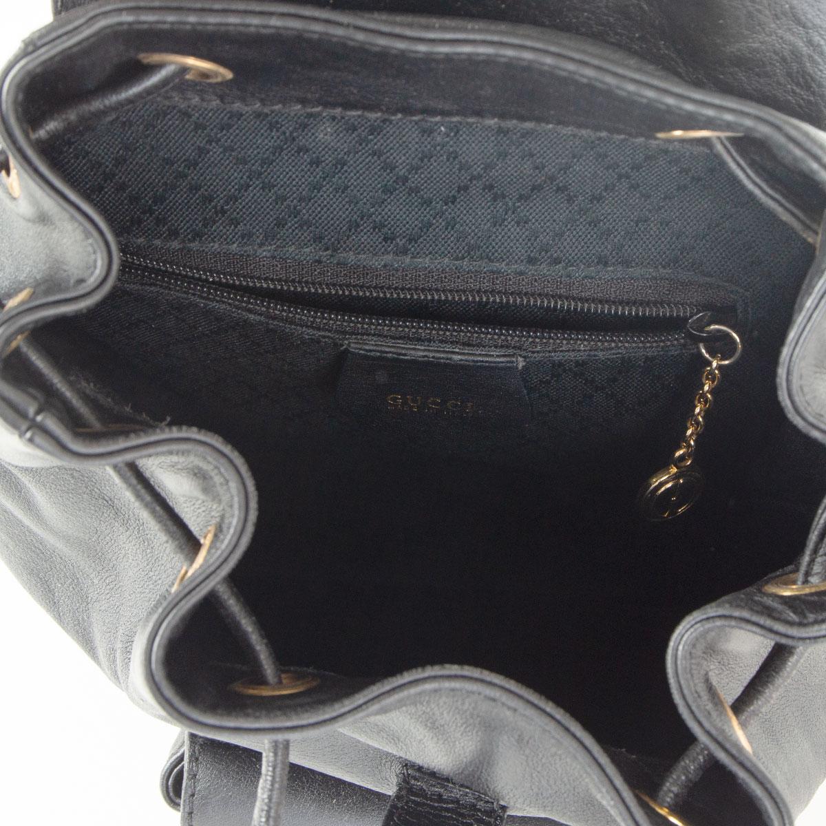 gucci mini backpack black