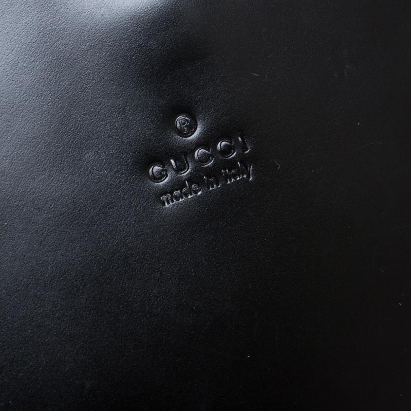 Gucci Black Leather Vintage Shoulder Bag 3