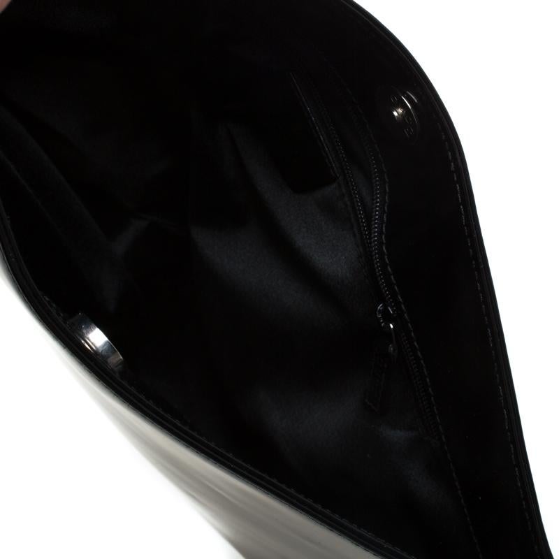 Gucci Black Leather Vintage Shoulder Bag 4