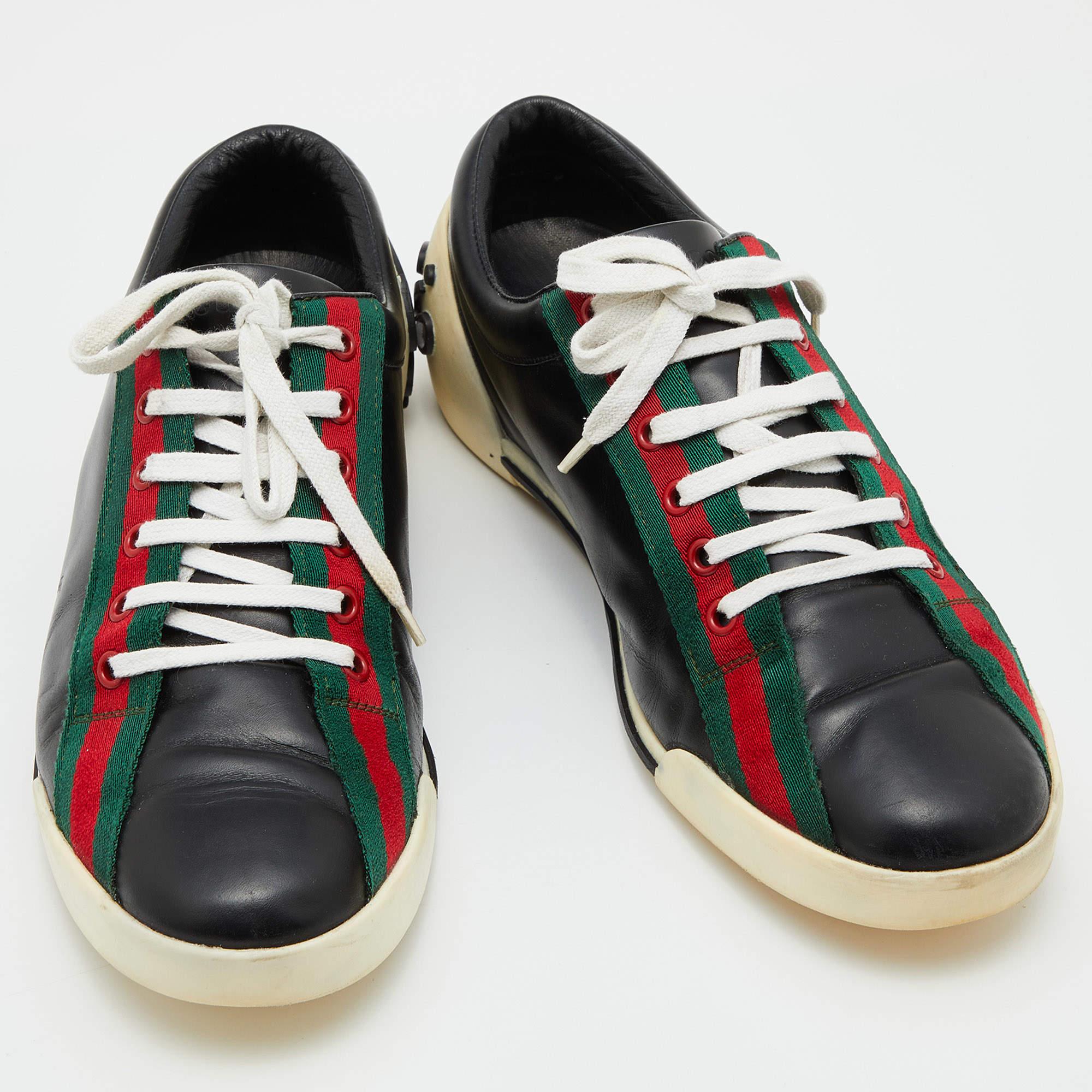 gucci vintage trainers