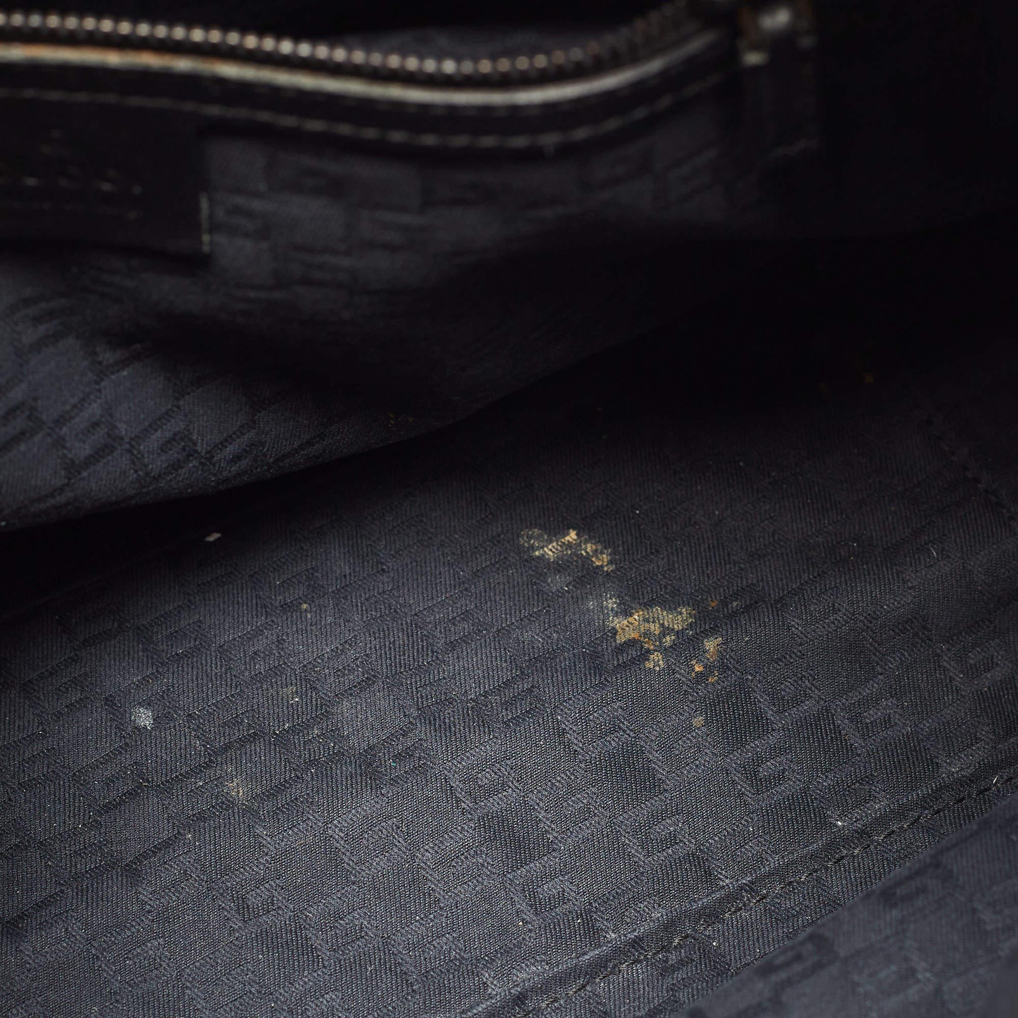 Gucci Black Leather Wood Flap Shoulder Bag 14