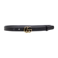 Gucci Black Logo Buckle Belt