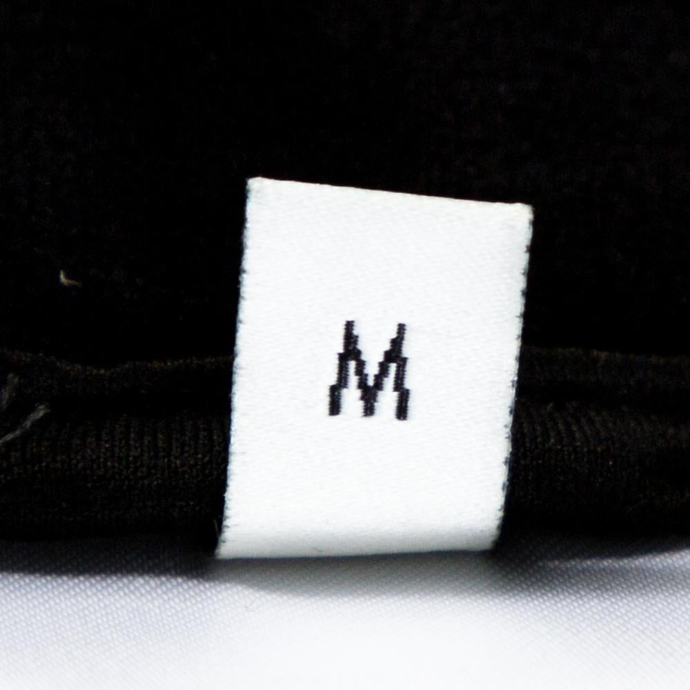 Gucci Black Logo Embroidered Velvet Track Pants M 1