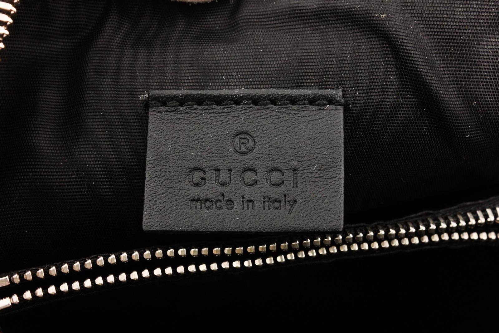 Gucci Black Logo Moon & Stars Leather Crossbody Bag 2