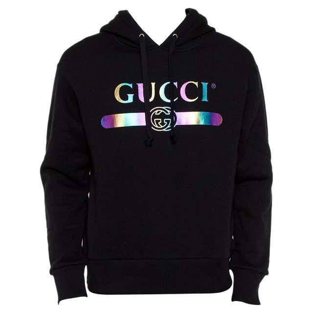 Gucci Modern Future Sequin Embellished Cotton Jacquard Knit Hoodie For ...
