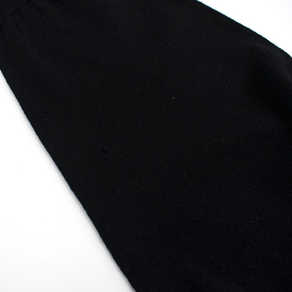 Gucci Black Longline Cashmere, Silk & Wool Blend Cardigan SIZE S In New Condition In London, GB