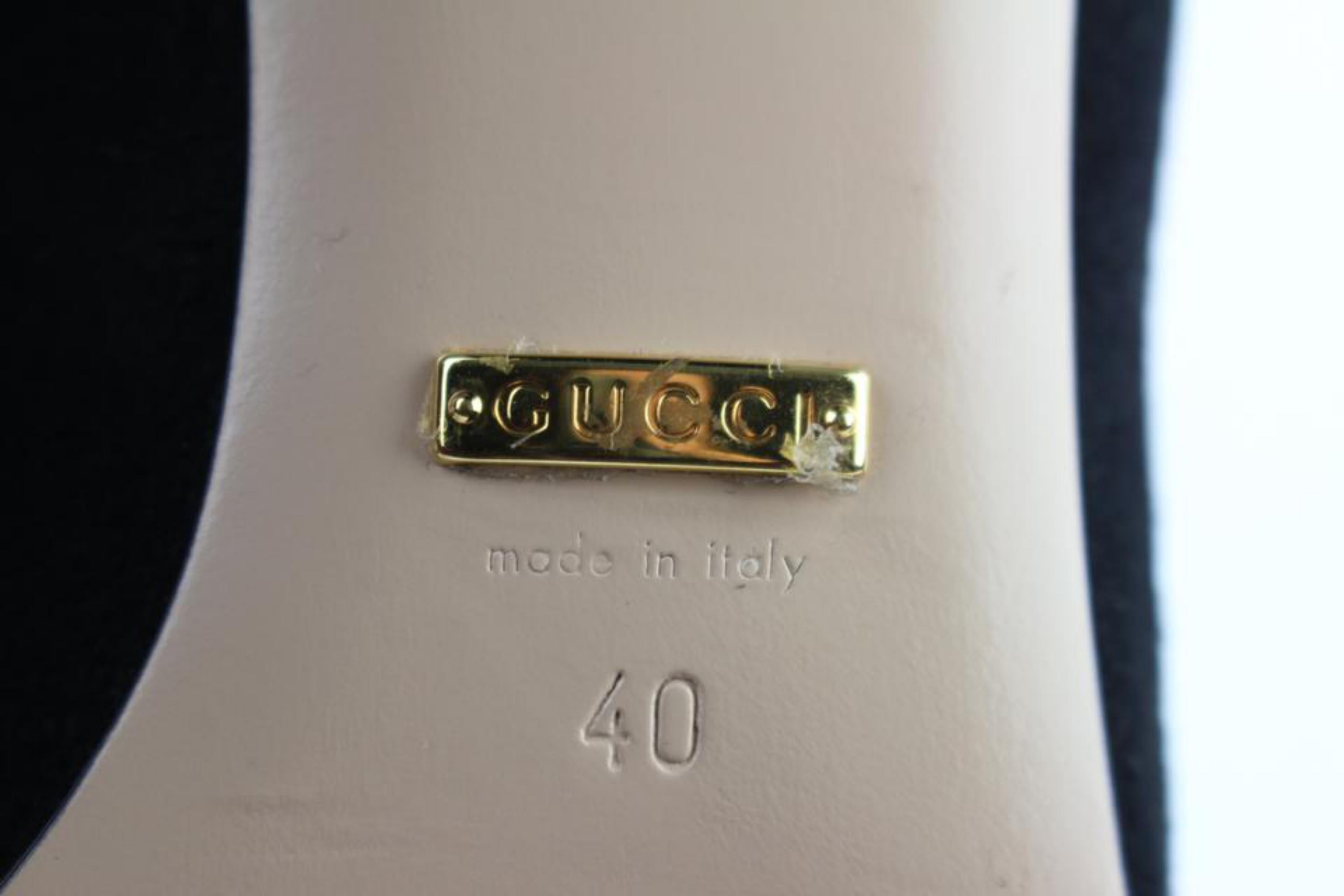 Gucci Black Marmont Fringe Suede 55mm Loafer 15ge0104 Flats For Sale 5